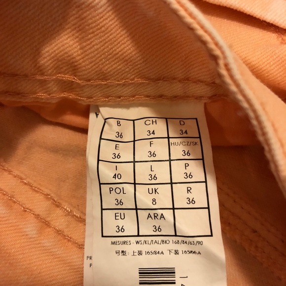 Promod Peach Denim Shorts - Picture 3 of 3